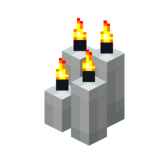 Четыре белые свечи (горящие).png